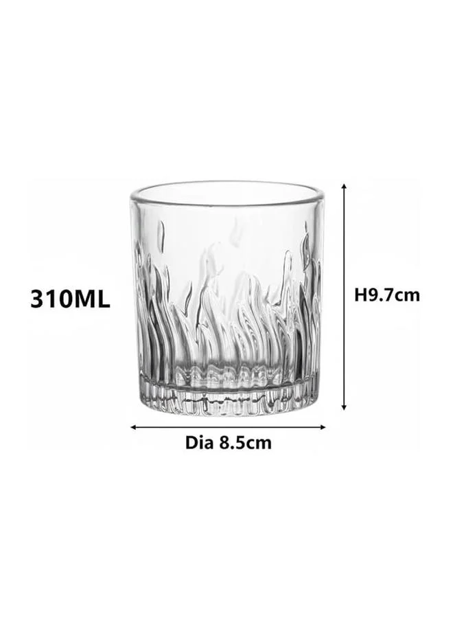 Cuisine Art 6-Piece Mojo Short Tumbler Glass 310Ml